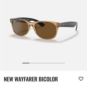 Ray Bans “The New Wayfarer” bicolor in honey and black